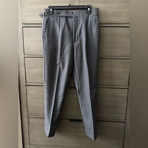 Spier and Mackay Gray Hopsack High Rise Trouser Size 30 *Tailored*